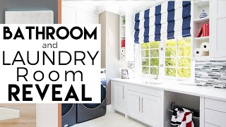 Laundry Room amp Bathroom  Interior Design  Rancho Santa Fe REVEAL 3 [upl. by Neesay235]