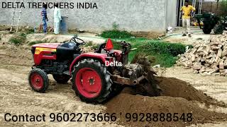 Mini portable trencher from Delta trencher India [upl. by Jamilla]