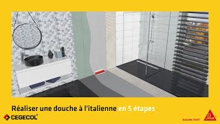 Comment réaliser une douche à litalienne facilement [upl. by Wengert]