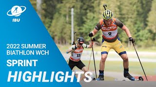 Summer Biathlon World Championships 2022 Sprints Highlights [upl. by Adnilev175]