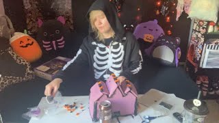 Building Draculas Castle Halloween Cookie House [upl. by Huxham]