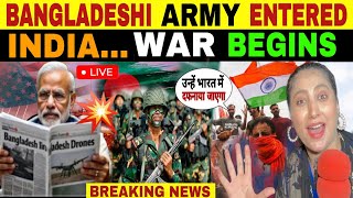 मोदी का बड़ा ऐलान  BANGLADESHI ARMY ENTERED INDIA 🇮🇳  INDIA VS BANGLADESH ARMY  PAK REACTION [upl. by Pazia]