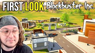 New Upcoming THE MOVIES Type Game  Lets Look At Blockbuster Inc [upl. by Biddick174]