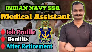 Indian Navy SSR Medical assistant kya hota hai  Indian Navy SSR Medical assistant  job profile [upl. by Lela]