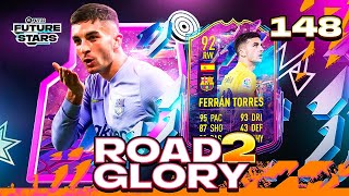 FUTURE STARS 92 FERRAN TORRES ROAD TO GLORY 148  FIFA 22 ULTIMATE TEAM [upl. by Mutua]