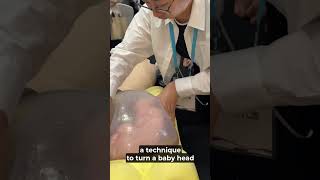 Live ECV Technique  Turning a Breech Baby [upl. by Bigler]