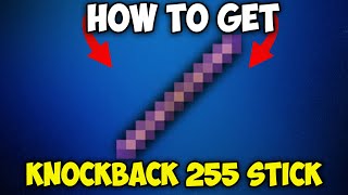 How to Get Knockback 255 Stick in Minecraft 121 [upl. by Filberte556]