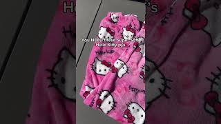 You need these Hello Kitty pajamas in your life 🐱💖✨HelloKitty PajamaGoals CozyVibes [upl. by Garnette248]