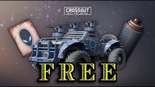 Crossout  Free Alienware starter pack [upl. by Enilekaj]