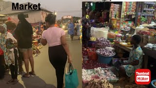 A NIGHT MARKET WALK THROUGH IN GHANA 🇬🇭 ACCRA AFRICA walkingtour market accra marketwalk [upl. by Aliahs]