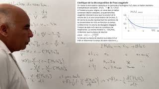 Cinétique de la décomposition de leau oxygénée [upl. by Aniham]