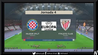 16 UEFA Europa League J4 Hajduk SplitAthletic [upl. by Ydorb]