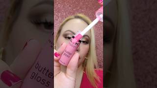 NYX COSMETICS Butter Gloss Vanilla Cream Pie Swatch 2024 buttergloss pinklipgloss [upl. by Nisse225]