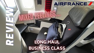 MIXED EXPERIENCE on Air France Business Class San Francisco to Paris TRIP REPORT amp FLIGHT REVIEW [upl. by Ravid348]