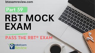 RBT® Mock Exam  RBT® Exam Review Practice Exam  RBT® Test Prep Part 59 [upl. by Adnaluoy]