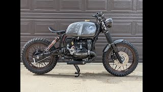 1983 BMW R80 Scrambler Build [upl. by Schellens]