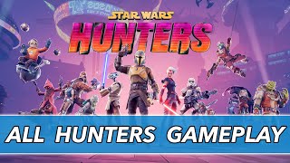 Star Wars Hunters All Hunters gameplay [upl. by Annoiek179]