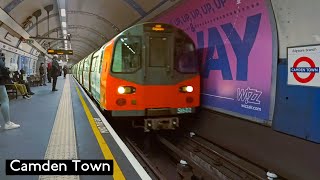 Camden Town  Northern line  London Underground  1995 Tube Stock [upl. by Odarbil258]