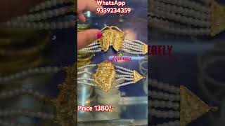 24 k gold plated perle mantasha price 1380 Raicollection303 [upl. by Deys]