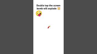 Double tap the screen boom will explode 🤯💥 [upl. by Eenram]