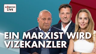 SchwarzroteKoalition könnte linkslinken Vizekanzler bringen  exxpress live am 25 Oktober 2024 [upl. by Fulks]