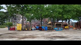 Belmont Park upclose  Belmont Park demolition May 29 2024 9 [upl. by Warner]