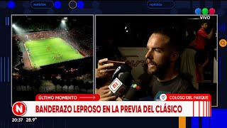 Banderazo Leproso hablan Ramirez y May  Telefe Rosario [upl. by Ayhtak]