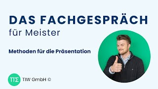 DAS FACHGESPRÄCH Methoden für Meister IHK Industriemeister Logistikmeister SchutzSicherheit [upl. by Yatnohs942]