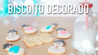 Biscoito de Natal Decorado  MELHOR BISCOITO AMANTEIGADO 2023 [upl. by Tucker860]