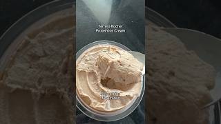 Ferrero Rocher Protein Ice Cream gym food recipe ninjacreami [upl. by Cesaria]