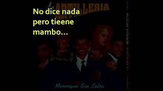 La Artillería  Merengue sin letra karaoke [upl. by Ydnic474]