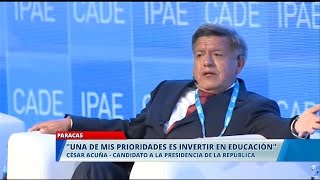 César Acuña responde por qué la César Vallejo no está en el top de mejores universidades│RPP [upl. by Adnawed]