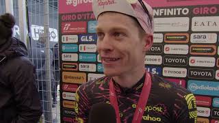 Georg Steinhauser  Interview at the finish  Stage 17  Giro dItalia 2024 [upl. by Harvie355]