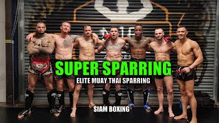 Super Sparring  Elite Muay Thai Sparring  Siam Boxing [upl. by Repsaj104]