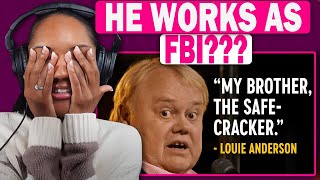 FIRST TIME REACTING TO  Louie Anderson  A Visit from the FBI  This Is Not Happening [upl. by Ennire]