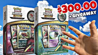 300 Shining Legends Pokemon OPENING Chasing Mewtwo reaction pokemon opening tcg fyp cards [upl. by Bocock]