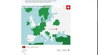 Seterra  Europe Countries in 24220 [upl. by Georgia]