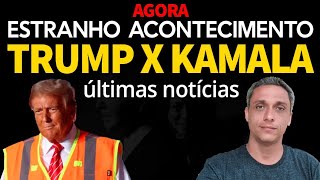 AGORA  Algo entranho está acontecendo  Últimas notícias na guerra entre Trump e Kamala [upl. by Laney]