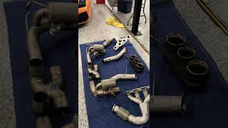 IPE F1 titanium exhaust installation on a Ferrari 458 automobile exhaust ferrari ipe [upl. by Bradleigh]