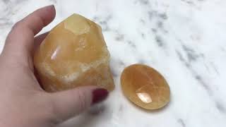 Orange Calcite a Healing Crystal Quick Introduction Guide to Manifesting with Crystals [upl. by Shakti428]