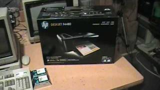 HP DeskJet unboxing amp screen print [upl. by Gelasius]