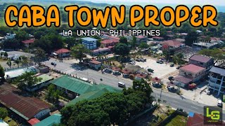 AERIAL SHOT  CABA TOWN PROPER  LA UNION PHILIPPINES [upl. by Anaerb505]