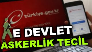 E Devlet Askerlik Tecil Ettirme KOLAY ANLATIM [upl. by Aulea135]