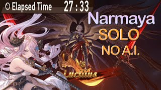 When Narmaya SOLOs  Lucilius in 2733 No AI OG Sigils  Granblue Relink [upl. by Jalbert]