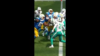 Austin Ekeler rushes for a 1yard touchdown vs Miami Dolphins [upl. by Raimondo22]