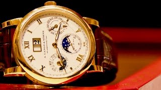 Review A Lange amp Söhne Langematik Perpetual Calendar [upl. by Airrej591]