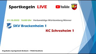 SKV Brackenheim 1  KC Schrezheim 1 Verbandsliga Männer [upl. by Enel66]