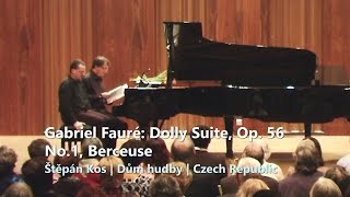 Dolly Suite Op 56 Gabriel Fauré  No1 Berceuse  č1  PianoKos [upl. by Kitarp376]