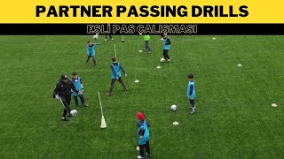 Improving Passing Accuracy and Quality in Football  Partner Passing Drills  U11 U12  U13  U14 [upl. by Urissa152]