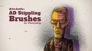 AD Stippling Brushes  Sample of use 1 [upl. by Bigod312]